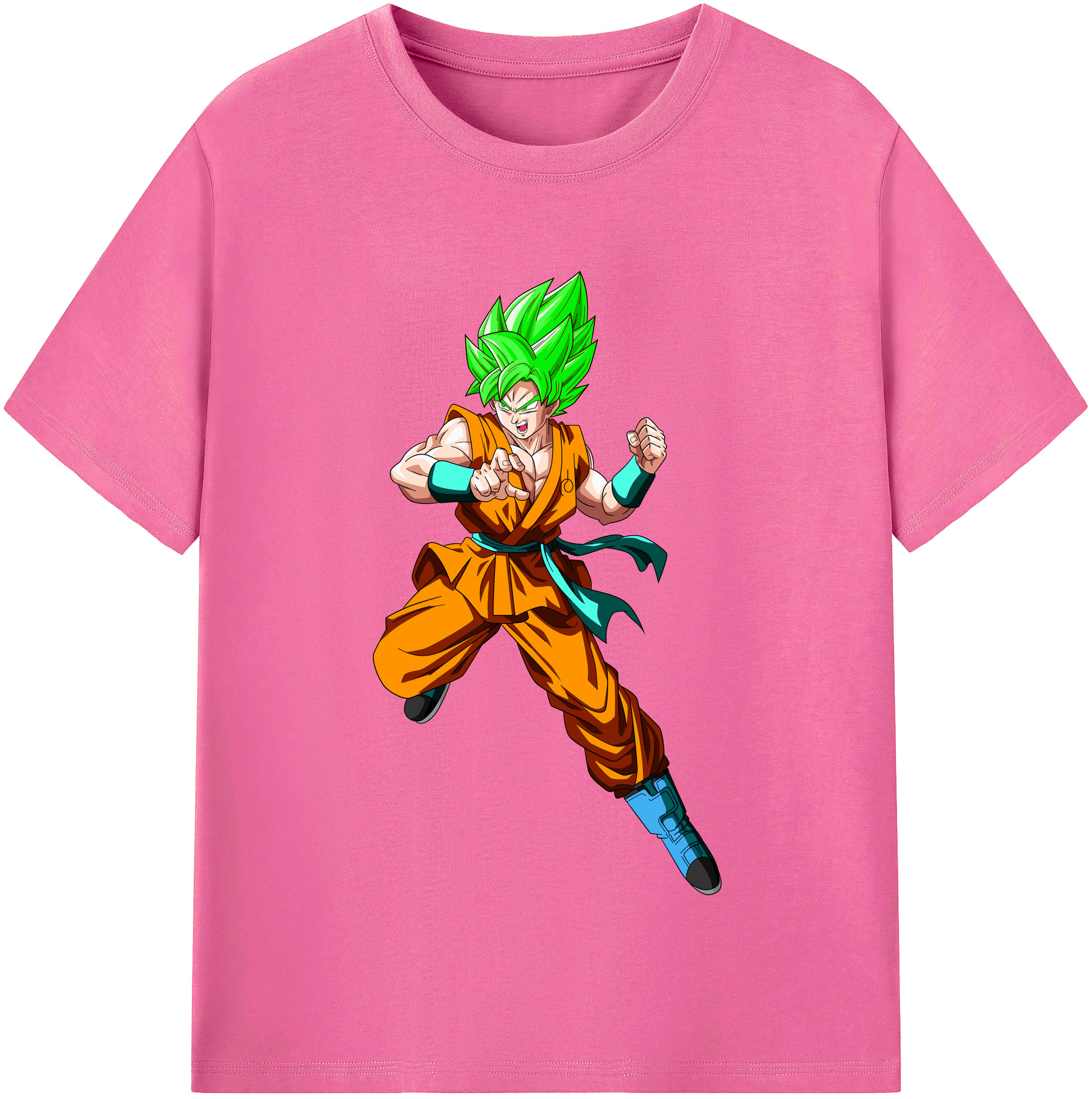 （画像用） ドラゴンボール 孫 悟飯（そんごはん）DRAGON BALL Son Gohan レディースカジュアルプリントTシャツ（綿100％）